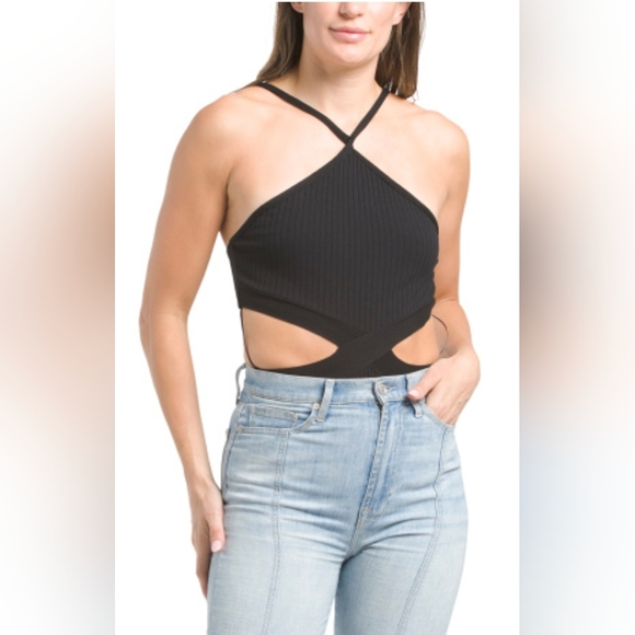 Zara Black bodysuit sleeveless size Small - Picture 2 of 3